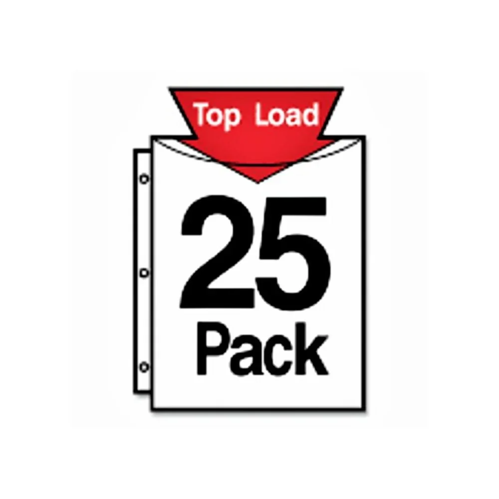 Pack of 25 Avery Diamond Clear Heavyweight Sheet Protectors, Acid Free, 75304